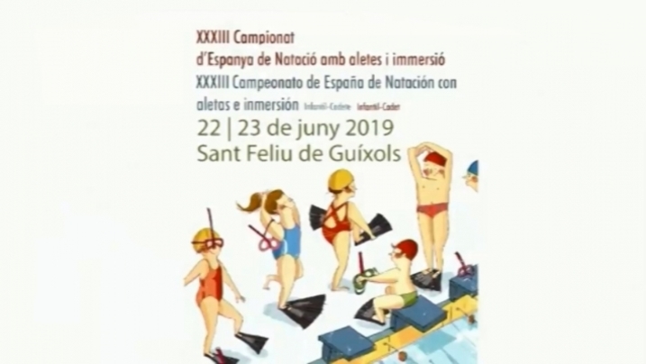 XXXIII Campionat d'Espanya de Natació amb aletes i immersió a Sant Feliu de Guíxols