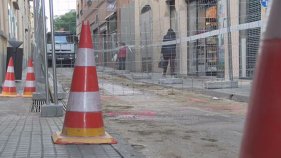 6 mesos d'obres per peatonalitzar el carrer Sant Sebastià de Palafrugell