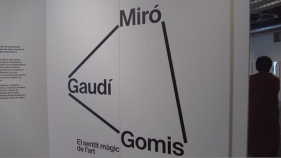 Can Mario presenta l'exposició Miró, Gaudí, Gomis. El sentit màgic de l'art