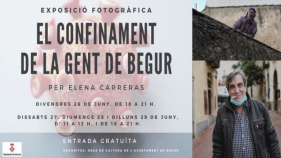 El Cinema Casino acull l'exposició fotogràfica 'El confinament de la gent de Begur'
