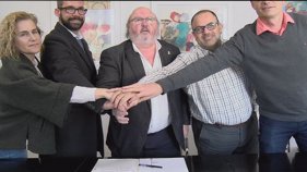 Els comerciants de Calonge i Sant Antoni i l’Ajuntament signen un conveni de col·laboració