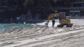 Els danys de la llevantada a la platja de Sant Antoni poden pujar uns 50.000 euros