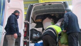 Ja han sortit les dues primeres furgonetes calongines plenes de donacions per a Ucraïna