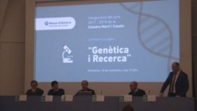La conferència 'Genètica i Recerca' inaugura la Càtedra Martí Casals 2017-2018