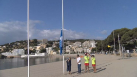 Les platges de Sant Feliu i Sant Pol tornen a obtenir un any més la Bandera Blava