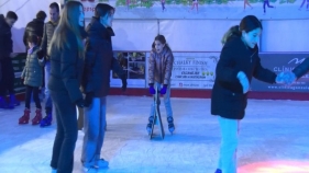 Platja d'Aro instal·la una pista de gel per Nadal