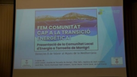 Torroella de Montgrí presenta el projecte de la Comunitat Energètica Local