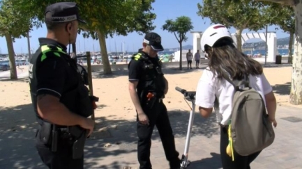 La Policia Local de Palamós sancionarà les infraccions dels patinets elèctrics