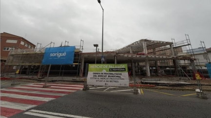 Les obres del Mercat Municipal de Palamós acabaran el dia 31 de maig