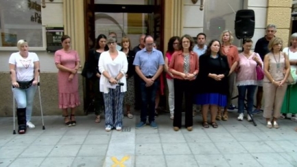 Palamós fa un minut de silenci per condemnar la violència masclista