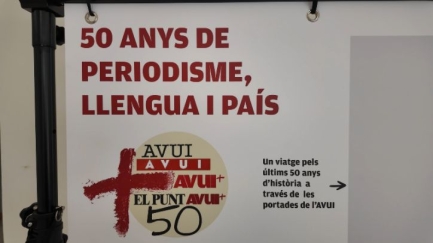 50 anys de l’Avui, a través de 60 portades a Castell d’Aro