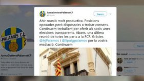 Acaba sense acord la mediació de l'Ajuntament entre les parts enfrontades al Palamós CF