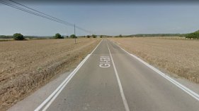 Accident d'un autobús escolar a Forallac en sortir de la carretera