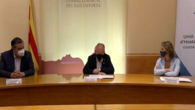 Acord entre els empresaris de Costa Brava Centre i el Consell Comarcal del Baix Empordà