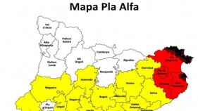 Activat el nivell 3 del Pla Alfa a tres municipis del Baix Empordà