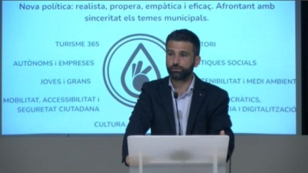 Aitor Tendero es presenta com a alcaldable a Castell d'Aro, Platja d'Aro i S'Agaró