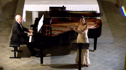 Albert Guinovart i Elisabet Franch fascinen al Cicle de Concerts d'Aro