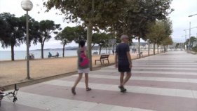 Arranjaran un tram de vorera del passeig marítim de Palamós