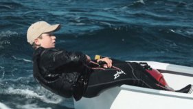 Atilla i Perelló ja lideren la regata internacional Optimist Trophy de Palamós