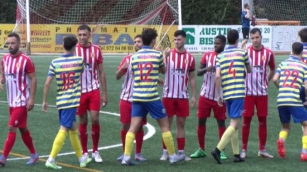 Atlètic Bisbalenc i Palamós CF s'enfronten en un amistós de pretemporada (1-2)