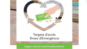 Begur només deixarà accedir a les àrees d'emergència de contenidors amb una targeta