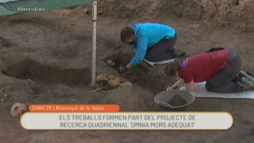 BEN TROBATS - Excavacions a la necròpolis de Romanyà de la Selva