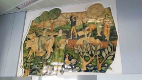 CaixaBank fa donació d’un mural de Josep Vilà Clara al Terracotta Museu de la Bisbal