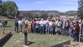 Calonge commemora els 73 infants nascuts el 2018 amb una plantada d'arbres