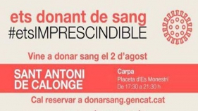 Calonge i Sant Antoni acull una jornada de donació de sang el diumenge 2 d'agost