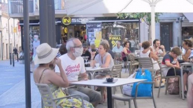 Campanya per promoure el reciclatge de vidre de l'hostaleria a Palafrugell.