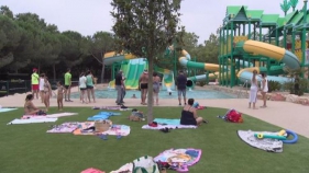 El Càmping Mas Sant Josep inaugura un parc aquàtic