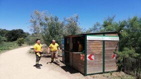 Castell disposa d’un punt d’informació i vigilància d’aquest important espai natural