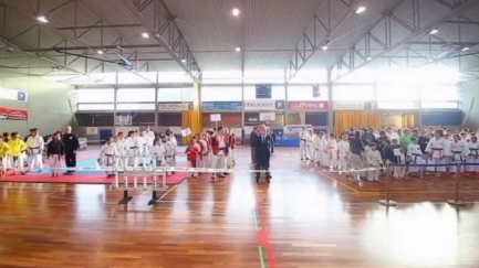 Celebració de la 'Copa Sant Feliu Costa Brava 2023' de Karate a Sant Feliu de Guíxols