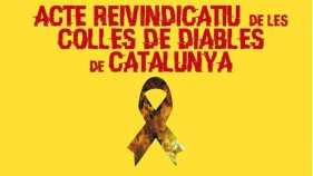 Colles de diables es citen a Torroella en defensa de la democràcia i contra la repressió