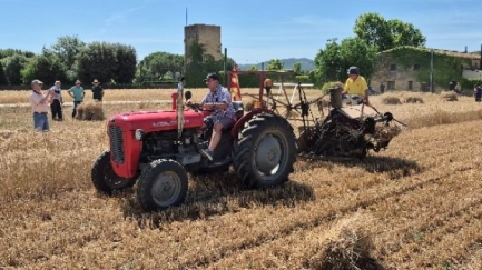 Comencen els preparatius de la Festa del Segar i del Batre de Sant Climent de Peralta