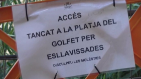 Comencen les obres d'urgència per les esllavissades a la platja del Golfet