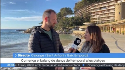 CONNEXIÓ - L'estat de Torre Valentina després del temporal