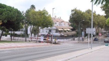 Construiran un giratori nou a l'avinguda de Platja d'Aro