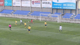 Derrota del Palamós CF contra l'Escala FC per 1-2