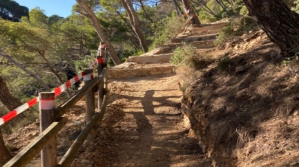 Destinen més de mig milió d'euros a millorar el camí de ronda entre Tamariu i Cala Pedrosa