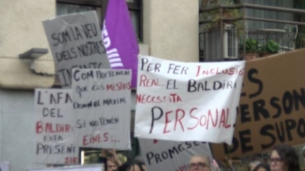 Dia de vaga del sector educatiu de comarques gironines