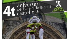 Diumenge es celebra el quart aniversari del bateig dels Minyons de Santa Cristina
