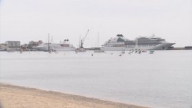 Doble escala de creuers al port de Palamós