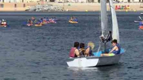 Dos mil alumnes participen de la vela escolar de Sant Feliu de Guíxols