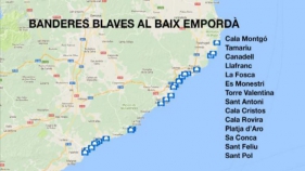 El Baix Empordà manté 14 banderes blaves