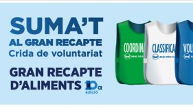 El Banc dels Aliments de Girona necessita 4.500 voluntaris per al Gran Recapte 2018