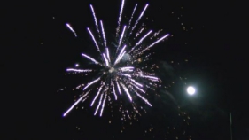 El castell de focs artificials posa el punt i final a la Festa Major de Calonge