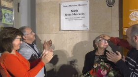 El Centre Municipal d'Educació de Palafrugell homenatja l'exregidora Núria Rivas