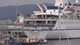 El creuer Berlin fa la primera escala d'un maig de rècord a Palamós
