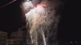 El foc és el gran protagonista del Campament Reial de Sant Antoni